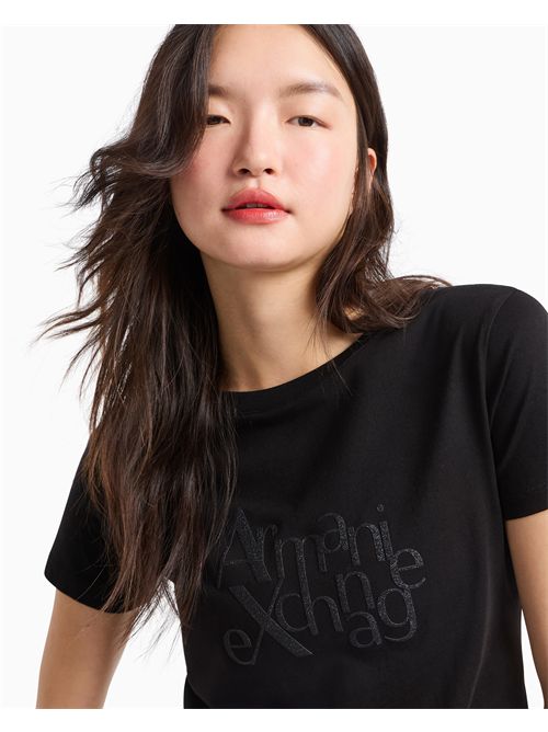 t-shirt woman black ARMANI EXCHANGE | XW000109AF10359/UC001